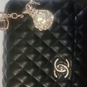 Extra Bling Moneybag Handbag Backpack Luggage Charm, Zipper Pull,Keychain